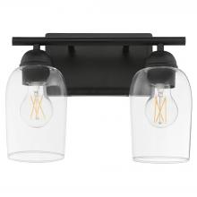 Quorum 5112-2-59 - Wallinger 2 Light Vanity, Matte Black