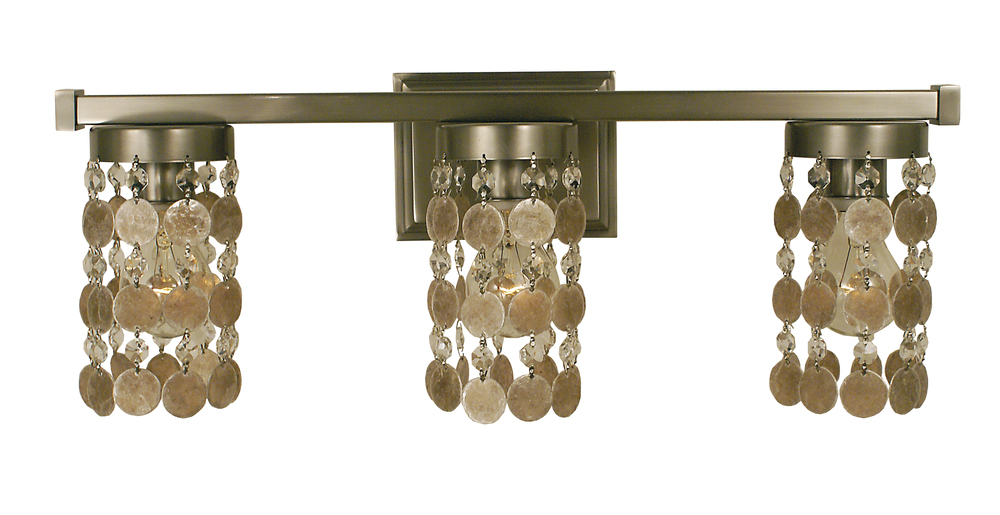 3-Light Mahogany Bronze Naomi Sconce