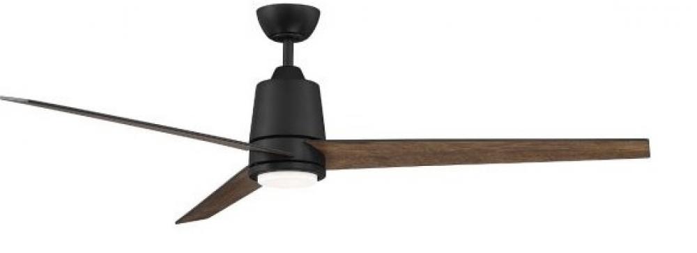 56" LED Ceiling Fan in Matte Black