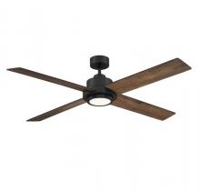 Savoy House Meridian M2011MBKRV - 56" LED Ceiling Fan in Matte Black