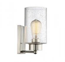 Savoy House Meridian M90013PN - 1-Light Wall Sconce in Polished Nickel