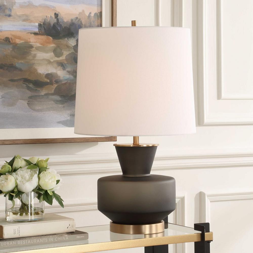 Uttermost Trentino Black Table Lamp