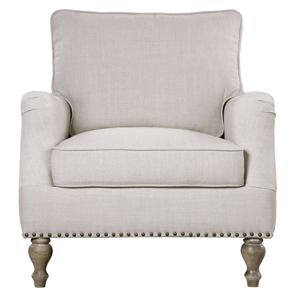 Armstead Antique White Armchair