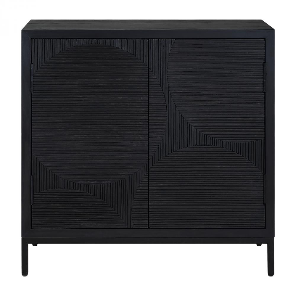 Uttermost Beswick Black 2 Door Cabinet