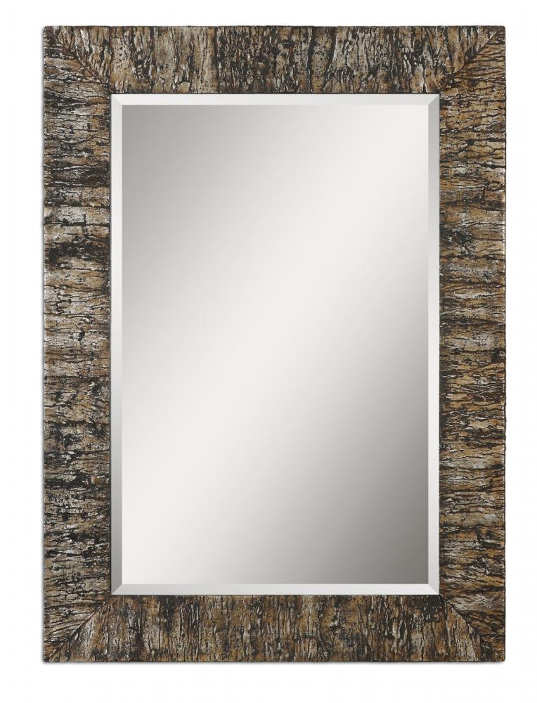 Uttermost Coaldale Bark Mirror