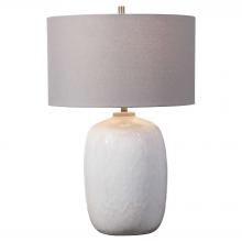 Uttermost 28390-1 - Uttermost Winterscape White Glaze Table Lamp