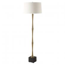 Uttermost 30416 - Shino Antique Brass Floor Lamp