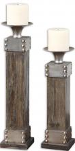 Uttermost 19668 - Uttermost Lican Natural Wood Candleholders, Set/2