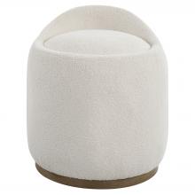 Uttermost 23186 - Uttermost Swirl Swivel Sheepskin Ottoman