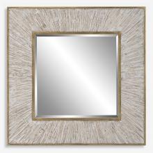 Uttermost 09854 - Wharton Whitewashed Square Mirror