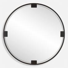 Uttermost 09986 - Cornelia Black Round Mirror