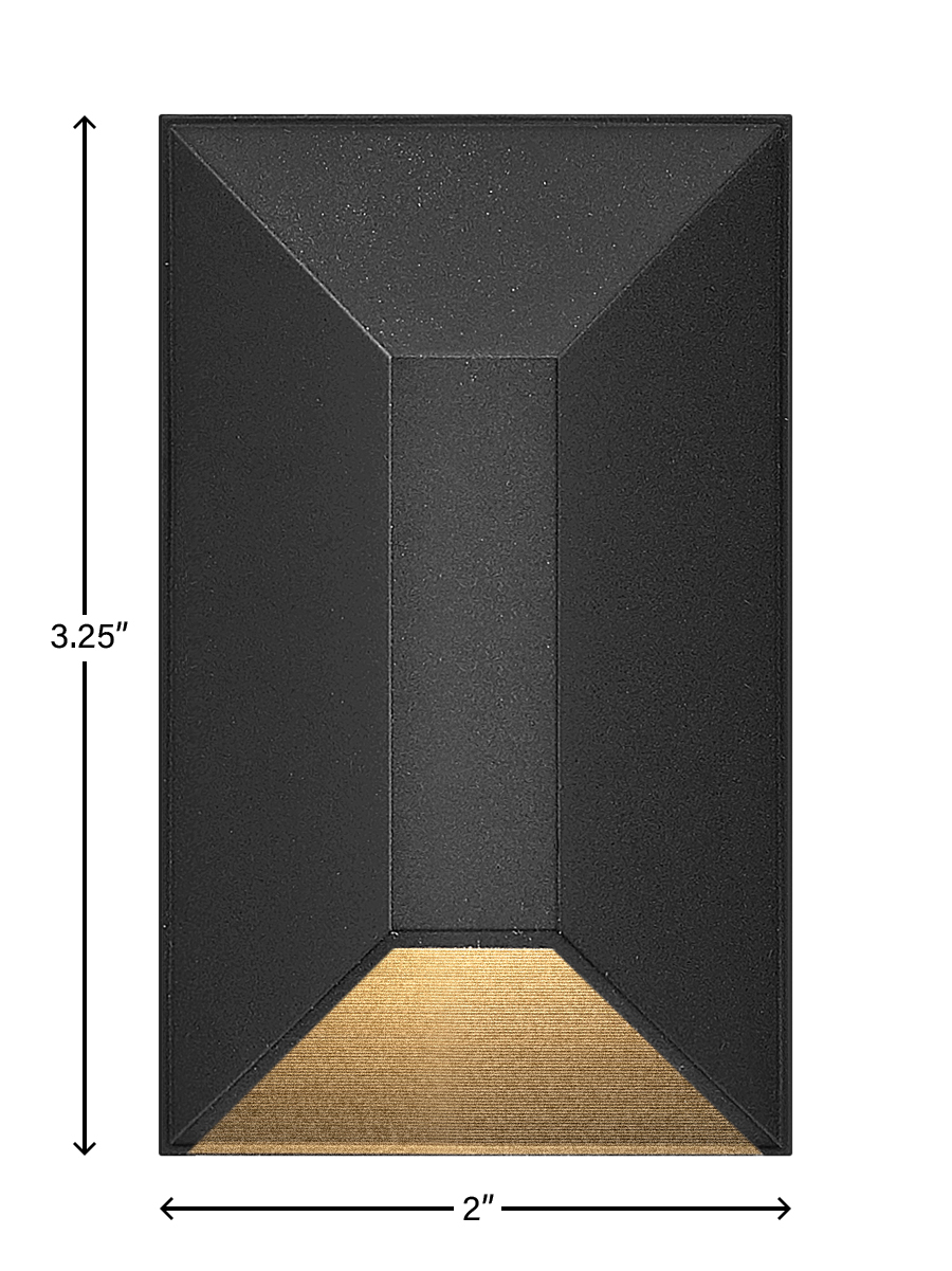 12V Small Rectangular Deck Sconce