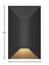 Hinkley 15223BK - 12V Small Rectangular Deck Sconce