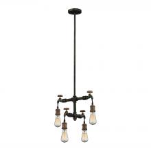 ELK Home 14287/4 - Jonas 4 Light Chandelier in Weathered Multitone