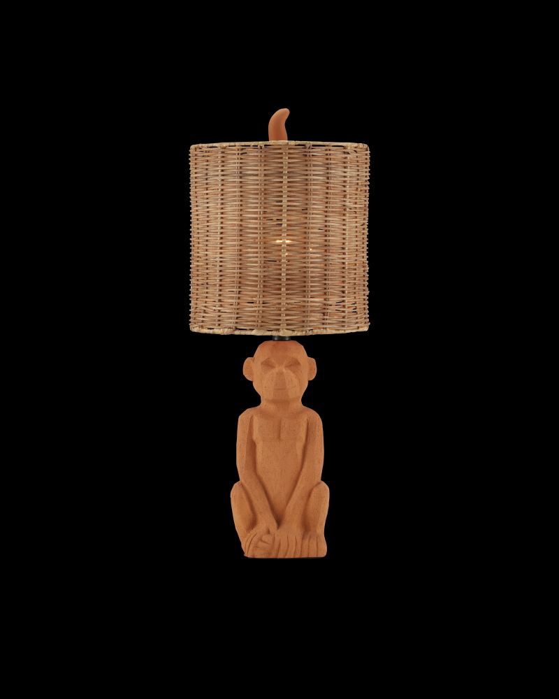 King Louie Terracotta Table Lamp