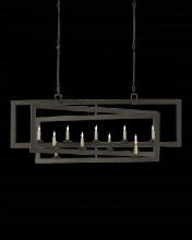 Currey 9000-0525 - Middleton Rectangular Bronze Chandelier