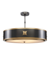Currey 9000-0171 - Huntsman Black Semi-Flush Mount