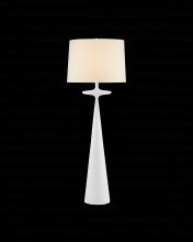 Currey 8000-0104 - Giacomo White Floor Lamp