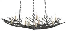 Currey 9000-0555 - Rainforest Small Bronze Chandelier