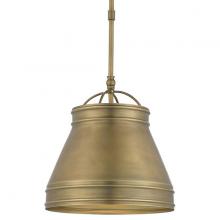 Currey 9000-0488 - Lumley Brass Pendant